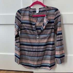 EUC CREWCUTS MIXED PATTERN TUNIC | SIZE 14